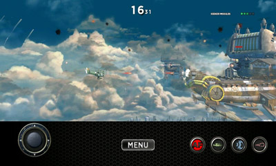 Screenshots of the game Sine Mora on Android phone, tablet.