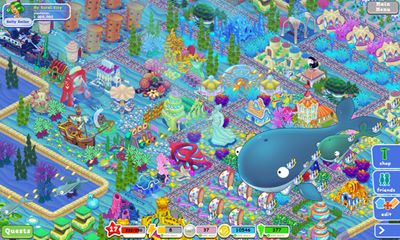 Screenshots of the game Coral City on Android phone, tablet.
