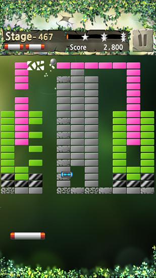 Screenshots of the game Bricks breaker king on Android phone, tablet.