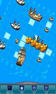 Screenshots of the game Warships. Sea on Fire. on Android phone, tablet.