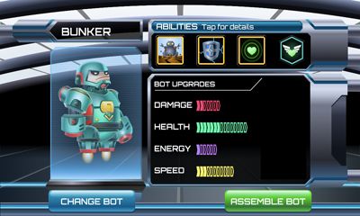 Screenshots of the game Terrabots First Encounter on Android phone, tablet.