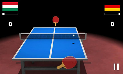 Screenshots of the game Virtual Table Tennis 3D Android phone, tablet.