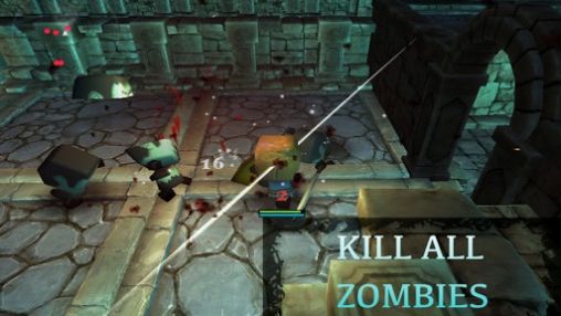 Screenshots of the game Spartacus vs. zombies on Android phone, tablet.