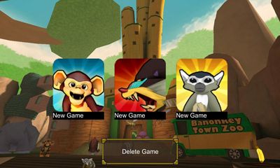 Captures d'écran du jeu Banonkey Ville de l'Épisode 1 sur Android, une tablette.