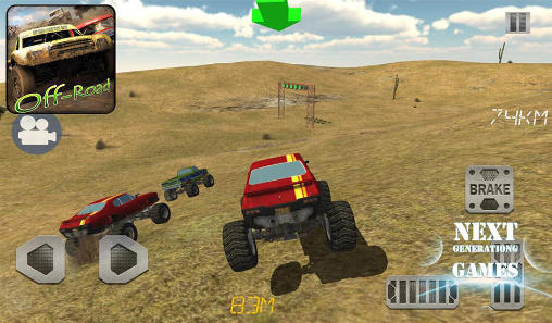Screenshots of the game 4x4 off road: Race with gate on Android phone, tablet.