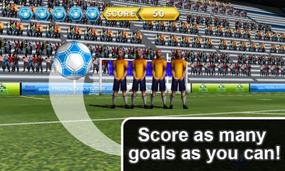 Captures d'écran du jeu de Football Gratuit des Coups de pied sur Android, une tablette.