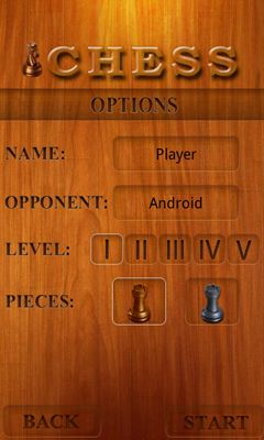 Screenshots of the game Chess Chess on Android phone, tablet.