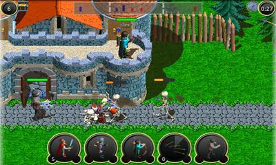 Captures d'écran du jeu Invasion de morts-vivants sur Android, une tablette.