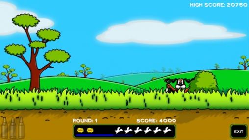 Screenshots of the game Duck hunter by Leeding Apps on Android phone, tablet.