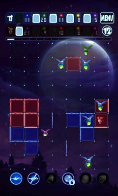 Captures d'écran du jeu de petites Étincelles sur Android, une tablette.