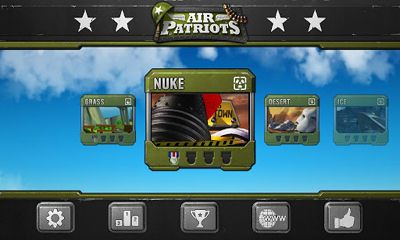 Captures d'écran du jeu, de l'Air Patriotes sur Android, une tablette.