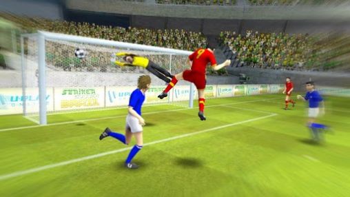Screenshots of the game Brazil Germany world cup. Striker soccer: Brasil on Android phone, tablet.