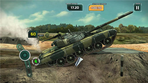 Screenshots of the game Tank biathlon on Android phone, tablet.