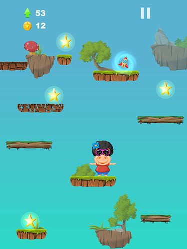 Screenshots of the game Perry pig: Jump on the Android phone, tablet.