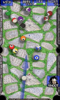 Screenshots of the game Caveman Pool on your Android phone, tablet.