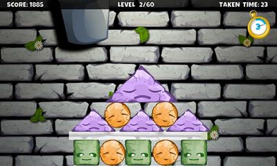 Screenshots of the game the Stone Stacker on Android phone, tablet.