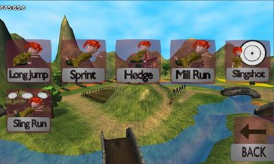 Captures d'écran de Bois jeux Olympiques jeux sur Android, une tablette.