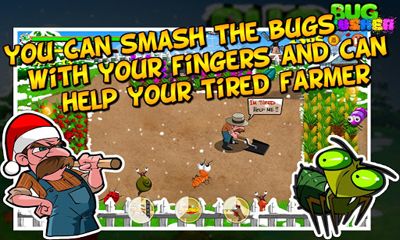Screenshots of the game Bug Crusher Winter on Android phone, tablet.