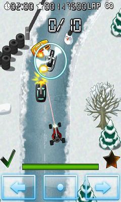 Screenshots of the game Outlaw Racing on your Android phone, tablet.