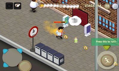 Captures d'écran du jeu HellyBelly sur Android, une tablette.