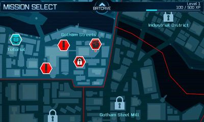 Screenshots Batman Arkham City Lockdown Android phone, tablet.