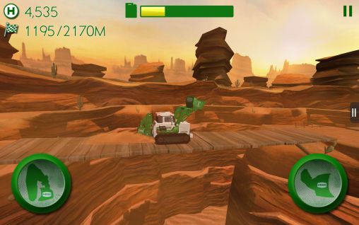 Screenshots of the game Hess: Tractor trek on Android phone, tablet.