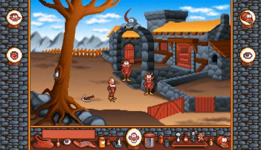 Screenshots of the game Gobliiins trilogy on Android phone, tablet.