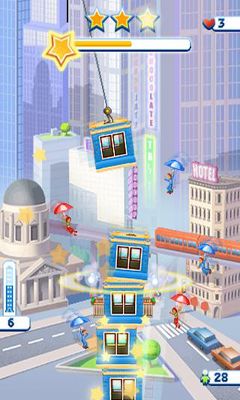Screenshots of the game Tower bloxx my city on Android phone, tablet.