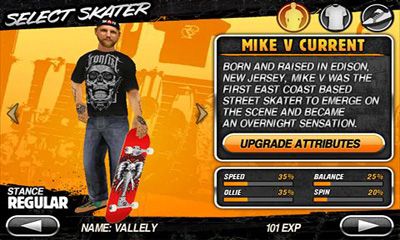 Screenshots of the game Mike V: Skateboard Party HD on your Android phone, tablet.