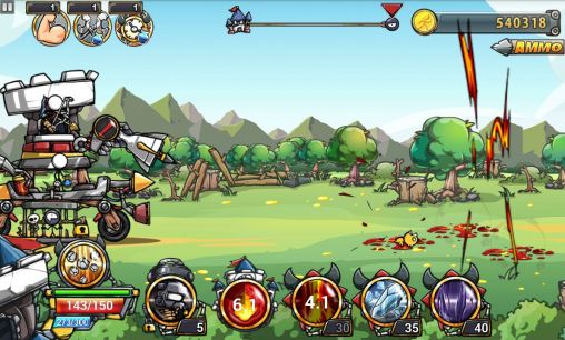 Screenshots of the game Cartoon defense 4 for Android phone, tablet.