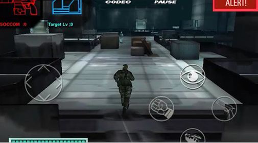 Screenshots of the game Metal gear: Outer heaven. Part 3 Android phone, tablet.