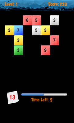 Screenshots of the game Math Maniac on Android phone, tablet.