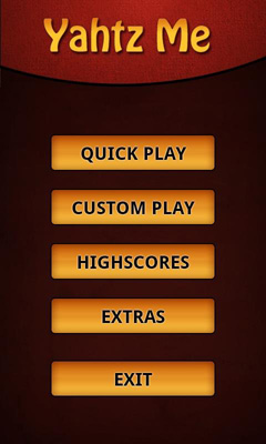 Screenshots of the game Yahtzee Me FREE for Android phone, tablet.