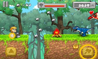 Screenshots of the game Caveman 2 on Android phone, tablet.