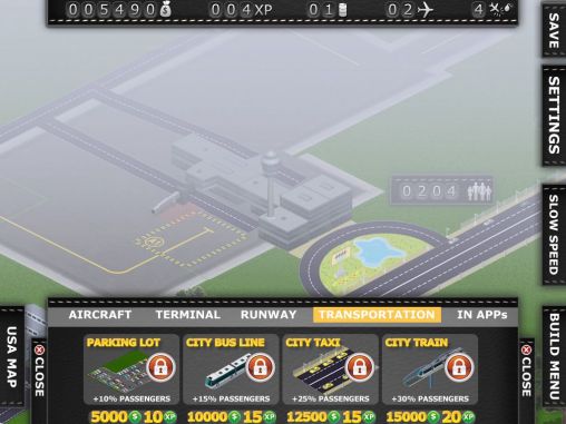 Screenshots of the game the terminal on Android phone, tablet.