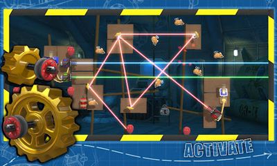 Capturas de tela do jogo Crazy Machines GoldenGears THD no telefone Android, tablet.