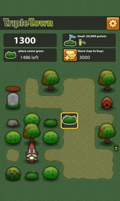 Captures d'écran du jeu Triple de la Ville Android, une tablette.