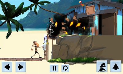 Captures d'écran du jeu Marco Macaco sur Android, une tablette.