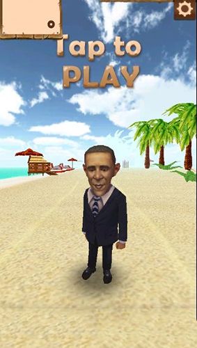 Captures d'écran du jeu Obama exécuter: Rush et de s'échapper sur Android, une tablette.