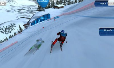Screenshots of the game Ski Challenge on Android phone, tablet.