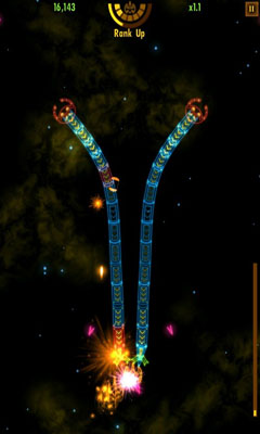 Capturas de tela do jogo Plasma Sky - rad shooter espacial para o telefone Android, tablet.