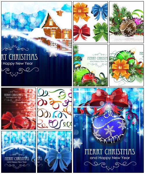 Christmas decorations , 11 - vector stock