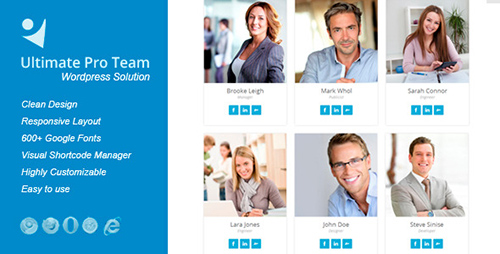 Nulled Ultimate Pro Team - Responsive Team Manager Plugin  