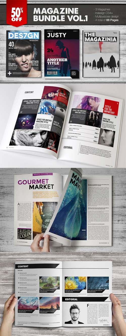 CreativeMarket Magazine Bundle 1