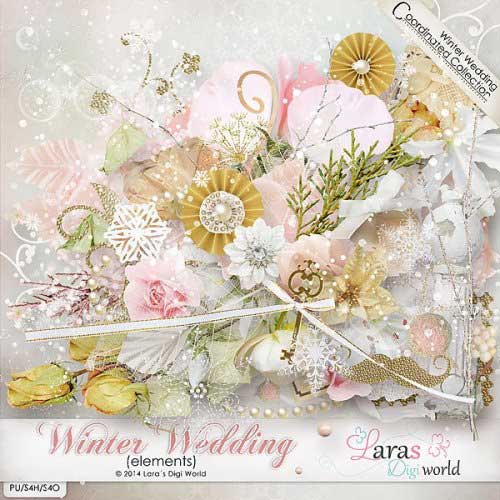 Зимний свадебный скрап-комплект - Зимняя свадьба