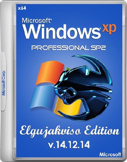 Windows XP Pro SP2 Elgujakviso Edition v.14.12.14 (x64/ENG/RUS/MUI)