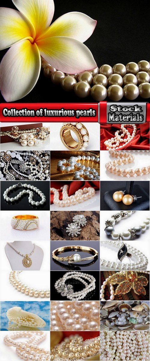 Collection of luxurious pearls 25 UHQ Jpeg