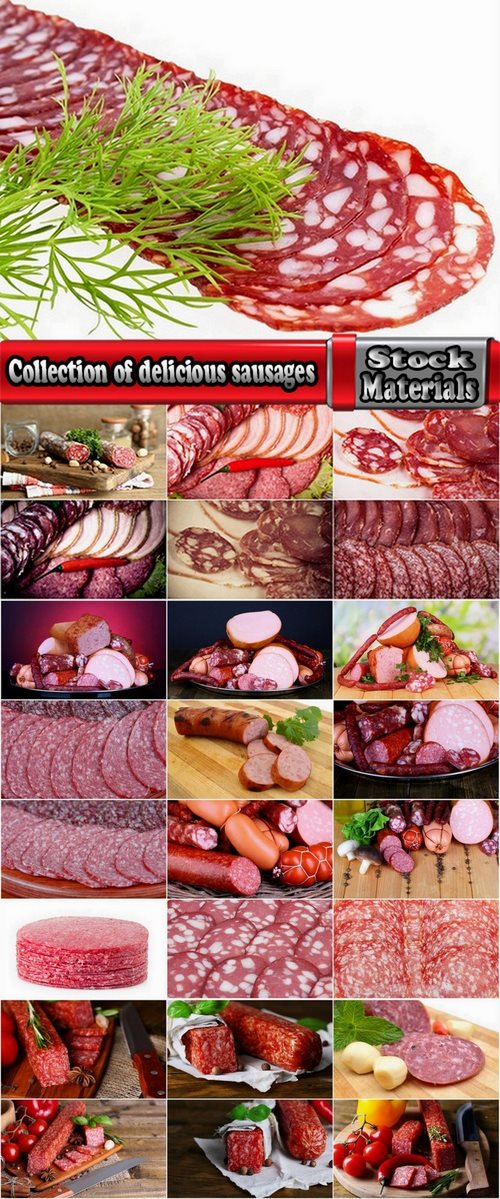 Collection of delicious sausages 25 HQ Jpeg