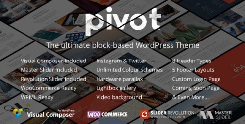 [GET] Pivot v1.4.1 - Responsive Multipurpose WordPress Theme  