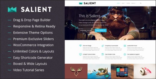 NULLED Salient v5.0 - Responsive Multi-Purpose Theme  